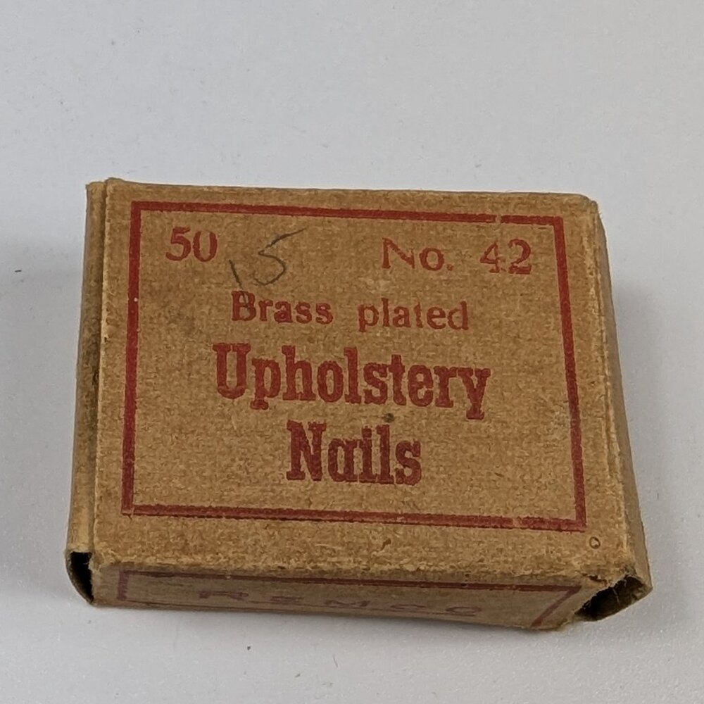 Vintage Remco Brass Plated Upholstery Nails Made in Germany